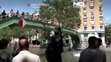 Жара в Париже: канал Сен-Мартен становится местом спасения от зноя