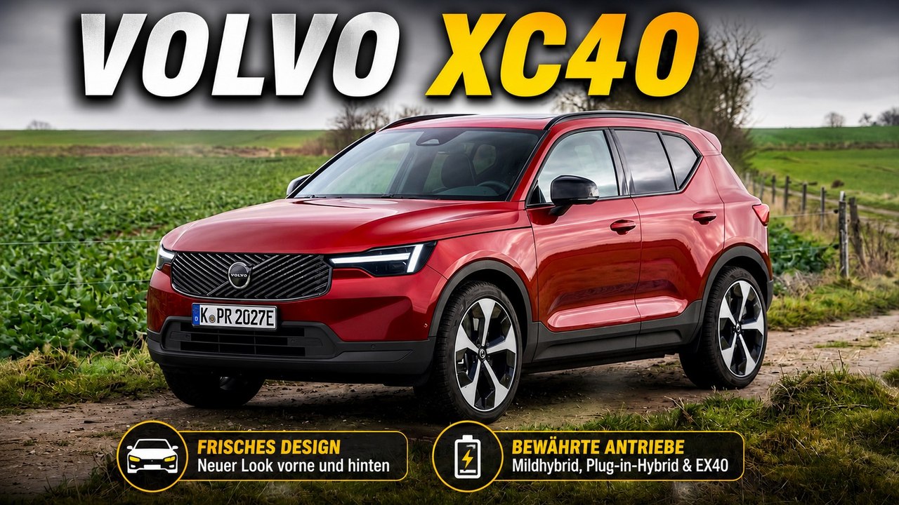 2027 Volvo XC40: So könnte die nächste Modellpflege aussehen
