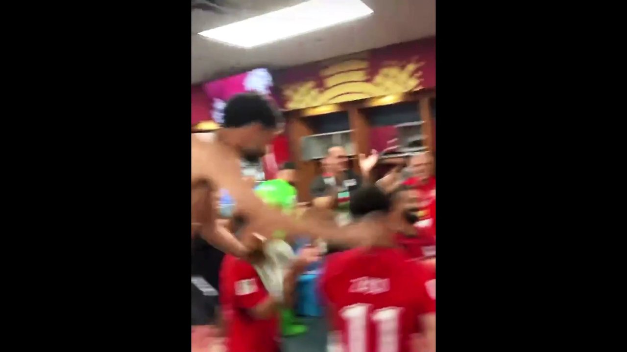 Salah Goes Crazy Celebrating Egypt's Victory Over New Zealand
