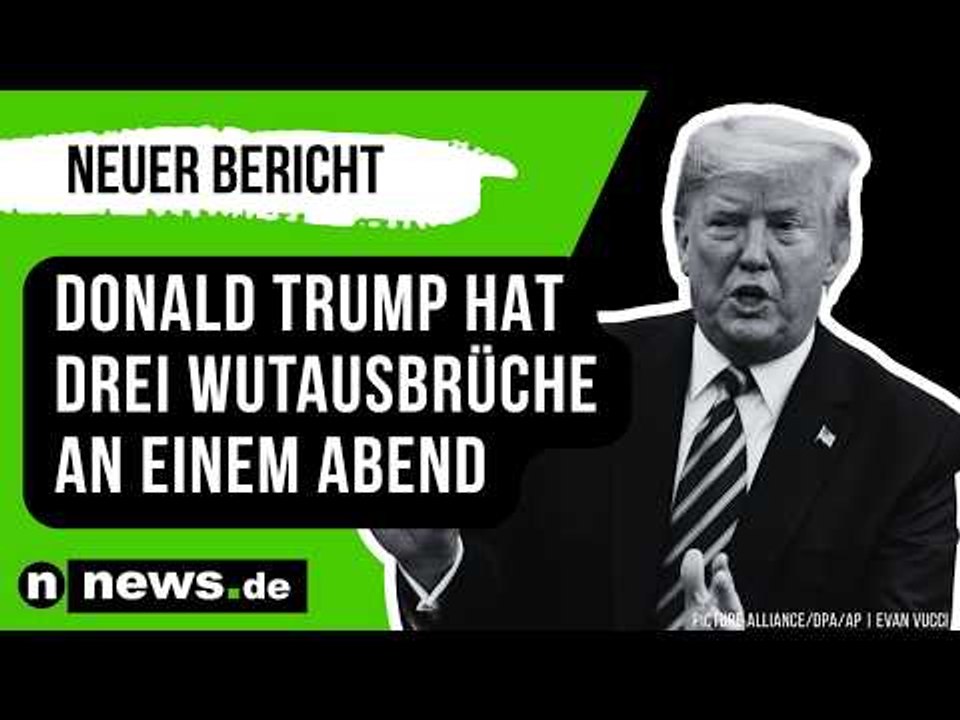 Donald Trump: Drei Wutausbrüche an einem Abend - neuer Bericht lässt Trump überkochen
