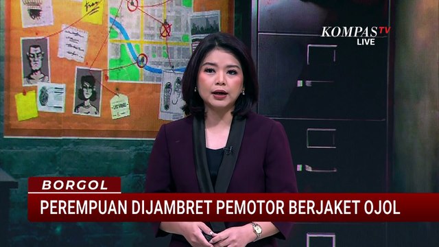 Detik-Detik Penjambret Berjaket Ojol Kabur Usai Rampas Ponsel Perempuan di Benhil Tanah Abang