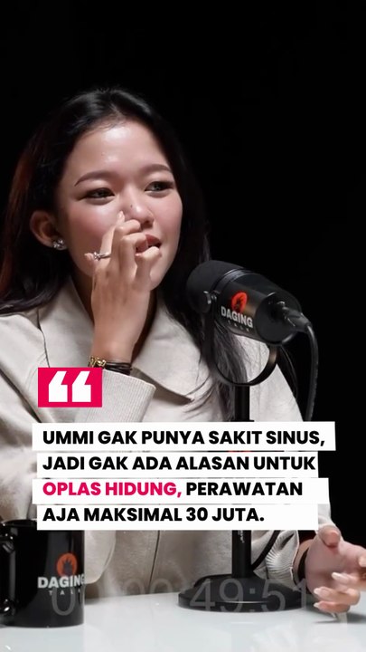 Ummi Quary gak bisa oplas hidung karena gak pun...