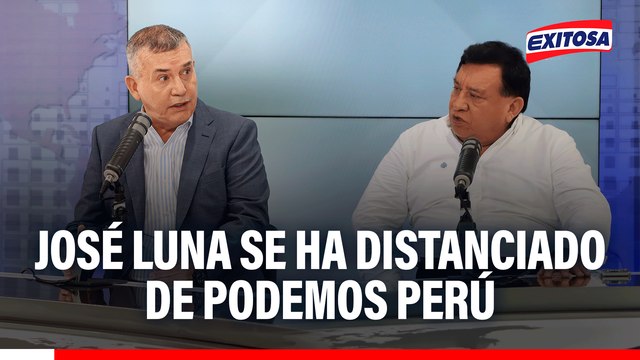 Daniel Urresti: José Luna se ha distanciado de Podemos Perú para que agrupación sea reorganizada