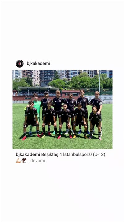 Beşiktaş: 4 İstanbulspor: 0  (U-13)💪🏻🦅