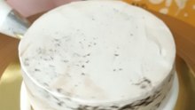 Cake artist makes a simple yet heavenly-looking Chocolate Almond Praline Cake