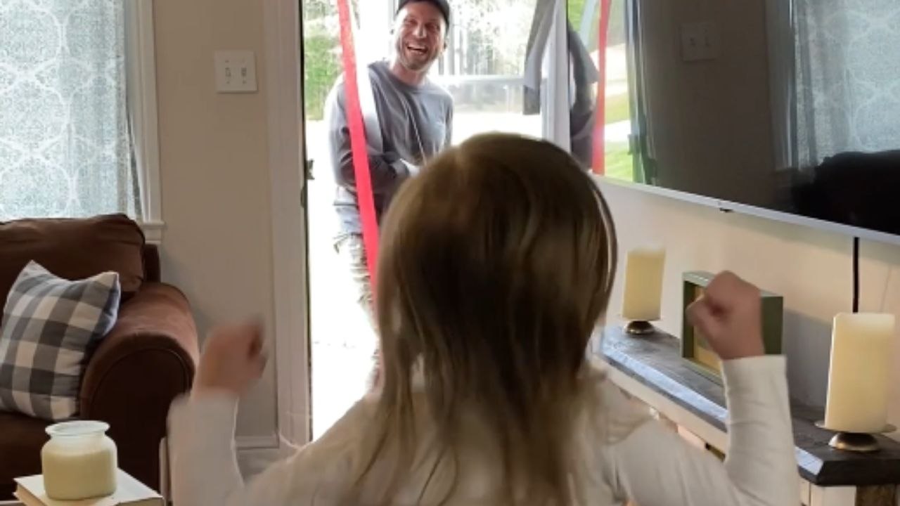 Little Girl Turns Dad's Birthday into a Joyful Celebration