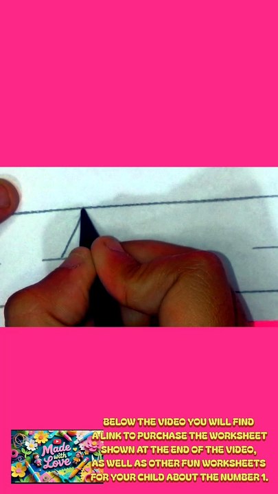 How to Write Number 1 Correctly: Pencil Grip & Digital Tracing for Kids!