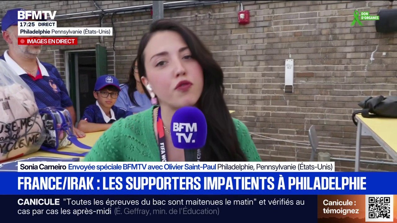 Mondial 2026: les supporters français se préparent avant France-Irak, un match menacé par les orages