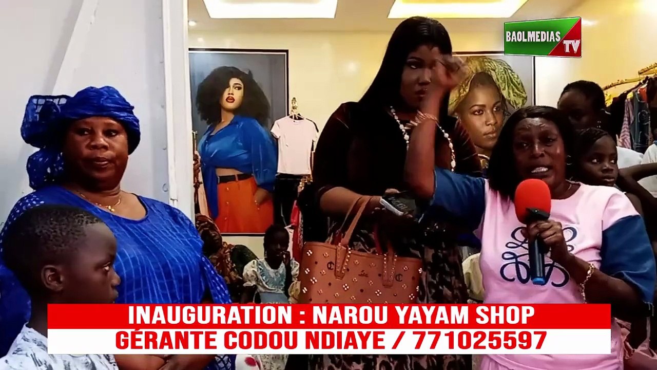 Inauguration _ Narou yayam shop _ Gérante Codou Ndiaye _ 771025597