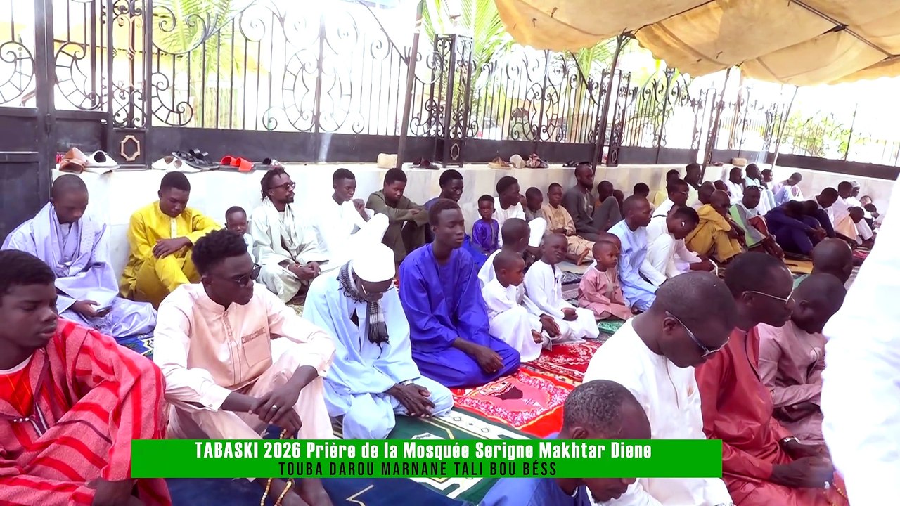 Tfm TABASKI 2026 Prière de la Mosquée de Serigne Makhtar Diene Touba Darou Marnane Tali Bou Béss