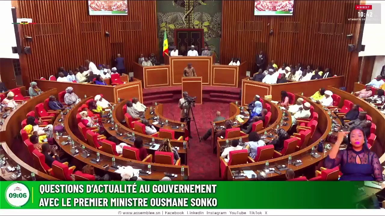 Questions d’actualité au Gouvernement  intervention du Premier ministre, M. Ousmane SONKO.1