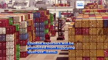 China announces sanctions on 10 US companies as trade tensions flare
