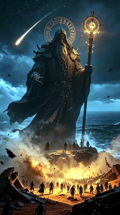 The Giant Prophet Leads the Last Army 🌩️🔮  Cinematic Dark Fantasy Short #shorts