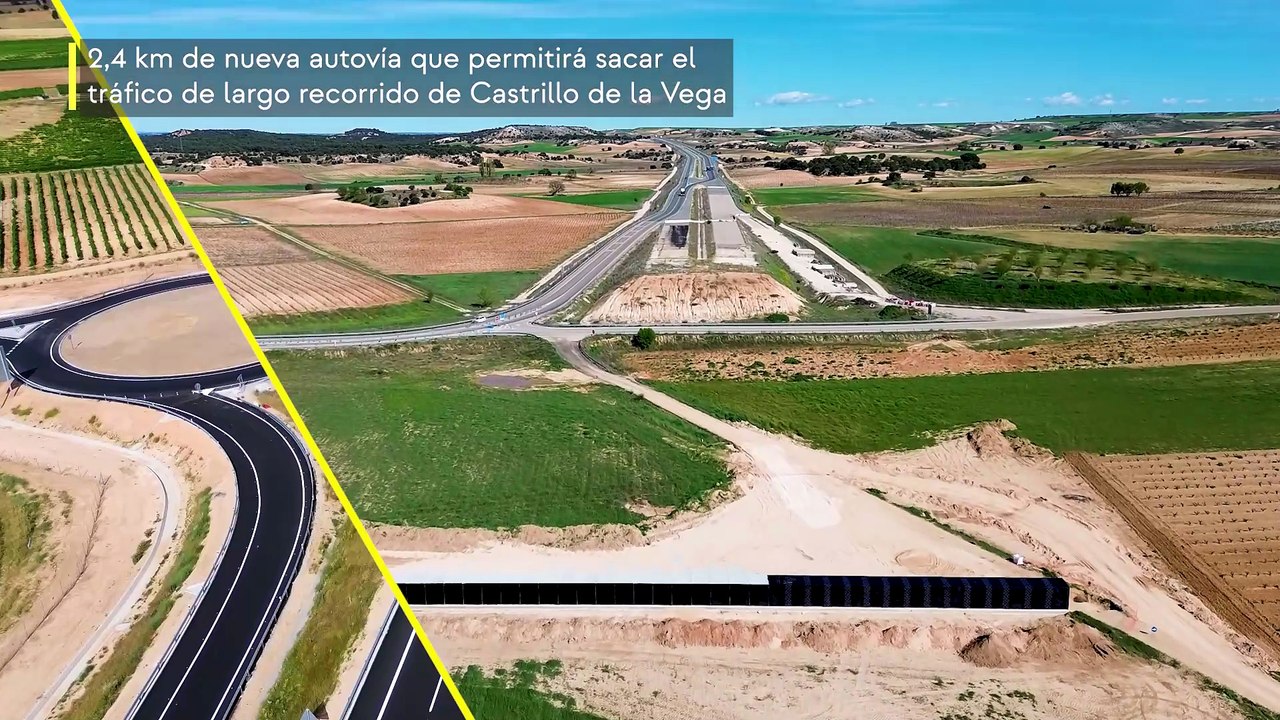 Transportes empalma la A-11 con la N-122 con un nuevo tramo en Burgos