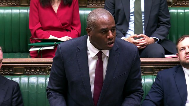 PM 'owed debt of gratitude on foreign affairs', says Lammy