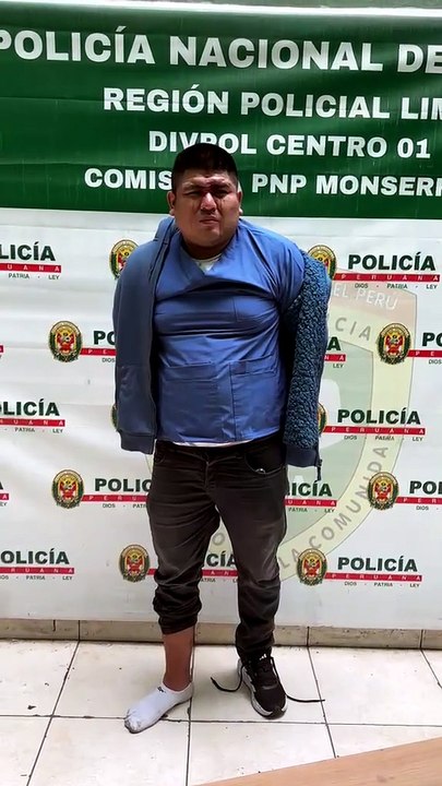 Policía logró capturar a uno de los criminales que desató balacera en Jirón de la Unión.