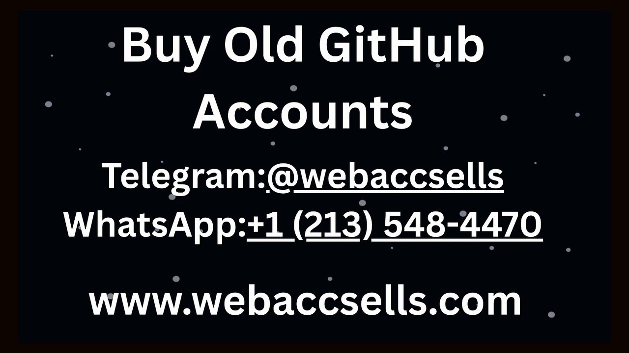 Trusted Providers to Buy Old GitHub Account