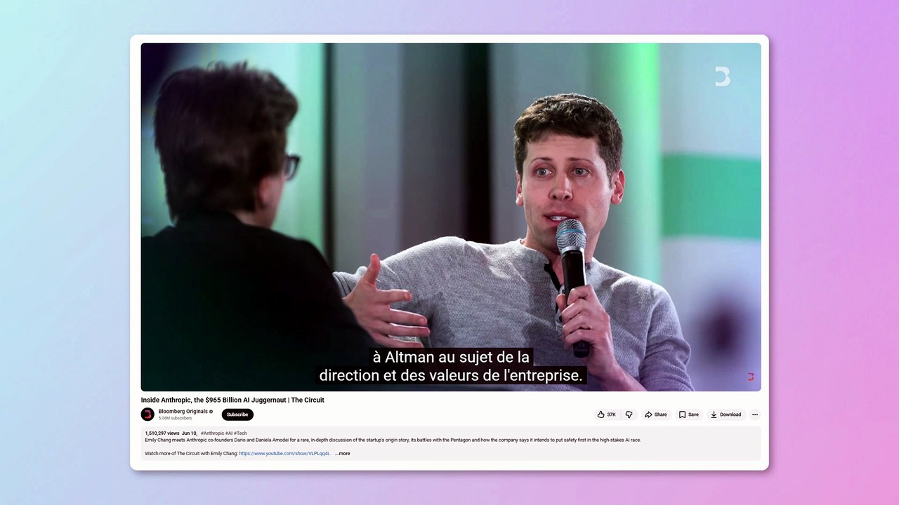 Anthropic : l'entreprise qui défie OpenAI