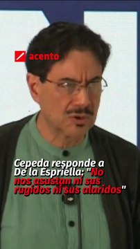 Cepeda responde a De la Espriella: No nos asustan ni sus rugidos ni sus alaridos