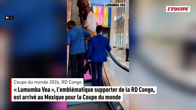 « Lumumba Vea », l'emblématique supporter de la RD Congo, est arrivé au Mexique pour la Coupe du monde - Foot - Coupe du monde