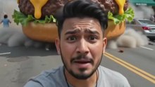 जब burger पीछे पड़ जाए 😂 Indian Funny Shorts