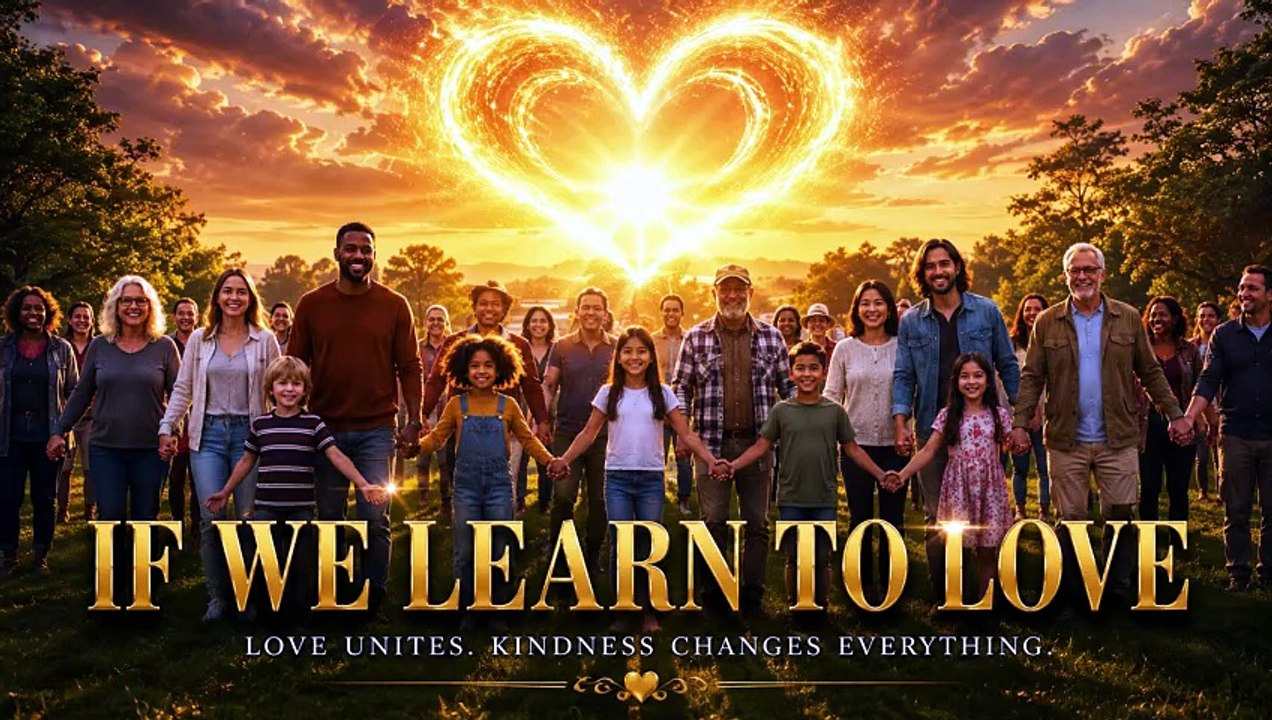 IF WE LEARN TO LOVE - Inspiration Song of Hope, Unity & Compassion