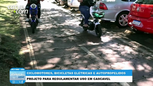 Vereadores aprovam regras mais rígidas para uso de patinetes e bicicletas elétricas em Cascavel