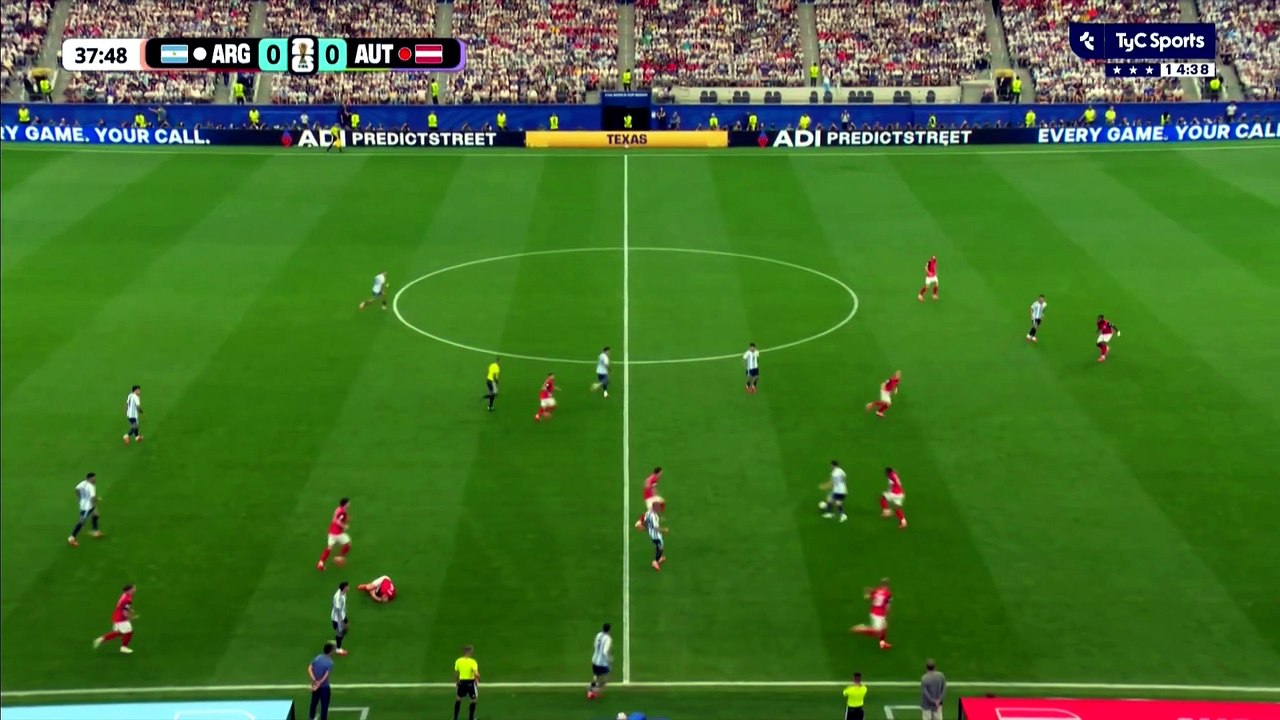 Gol de Messi ante Austria