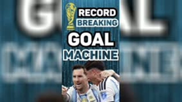 Messi breaks World Cup goal record