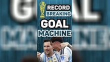 Messi breaks World Cup goal record
