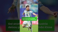 Messi se isola como maior artilheiro da história das Copas #shorts