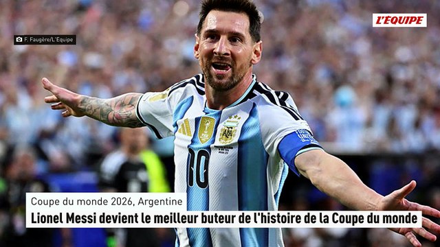 Lionel Messi devient le meilleur buteur de l'histoire de la Coupe du monde - Foot - Coupe du monde