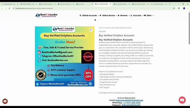 Top 01 Sites To Buy Verified Onlyfans Accounts