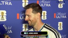 Las declaraciones de Messi después de la victoria ante Austria