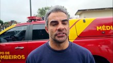 "Vítima foi socorrida com falta de ar", explica médico