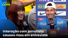 Martinelli pede ajuda para entender pergunta em coletiva e brinca: 'Nosso português que está ruim'