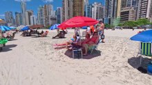 Balneário Camboriú Beach A Calm Day in Brazil