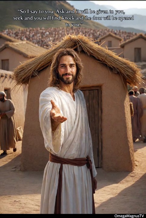 Jesus Christ  ~  Ask, and it will be given to you!