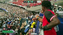 El streamer Speed presente en el partido entre Argentina y Austria