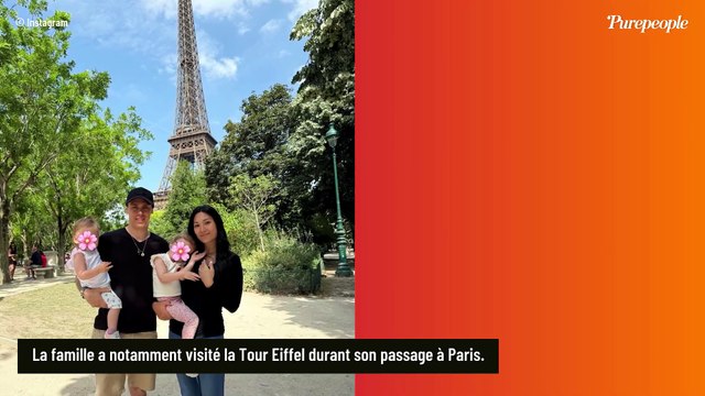 Louis Ducruet à Paris avec sa femme Marie et leurs filles : Victoire et Constance en ont pris plein les yeux !