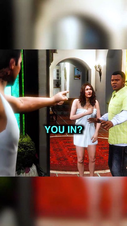 Michael Caught His Wife Cheating! #gamestyphoon #gta5 #gtav #shorts #Michael #Cheating #Coach