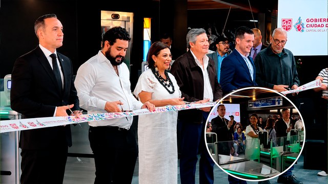 Clara Brugada inaugura estaciones del Metro CDMX de la Línea 2 en pleno Mundial 2026