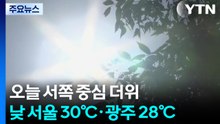 [출근길 YTN 날씨 6/23] 서쪽 초여름 더위, 서울 낮 30℃...동·남해안, 제주 비 / YTN