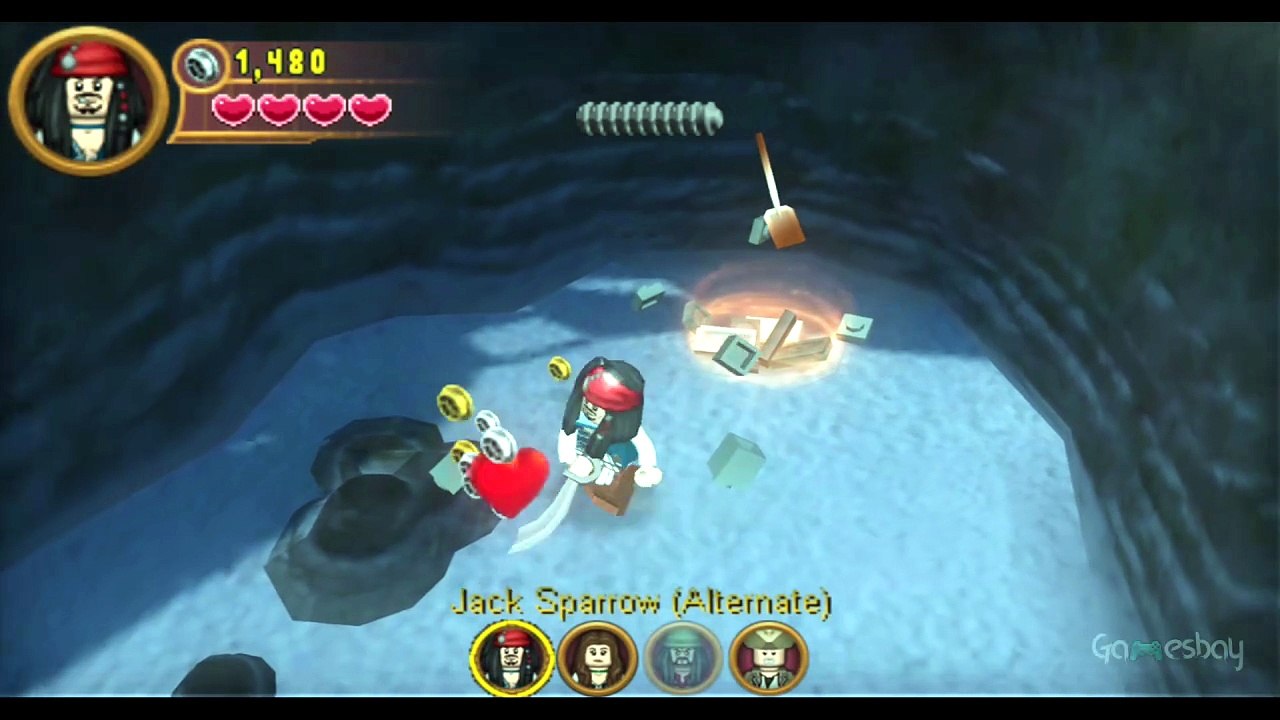 LEGO Pirates of the Caribbean Gameplay Part 15 - White Cap Bay (On Stranger Tides)