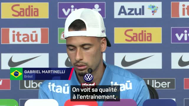 Brésil - Martinelli voit un Neymar à “un très haut niveau” et est prêt à courir plus pour l’aider