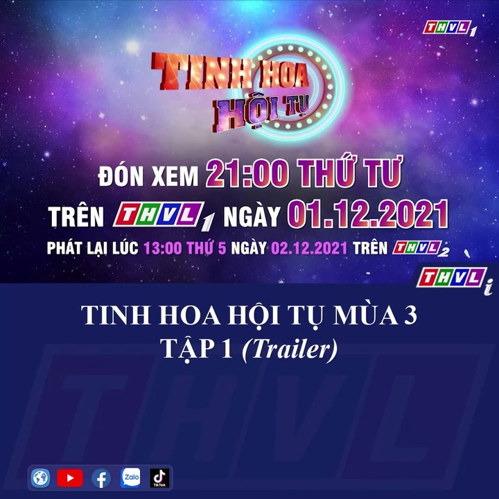 Tinh Hoa Hội Tụ Mùa 3 | Trailer trên THVL1
