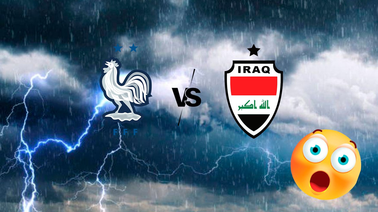 Francia vs. Irak se retrasa por fuerte lluvia en Filadelfia