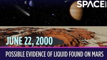 OTD in Space – June 22: Possible Evidence of Liquid Found on Mars