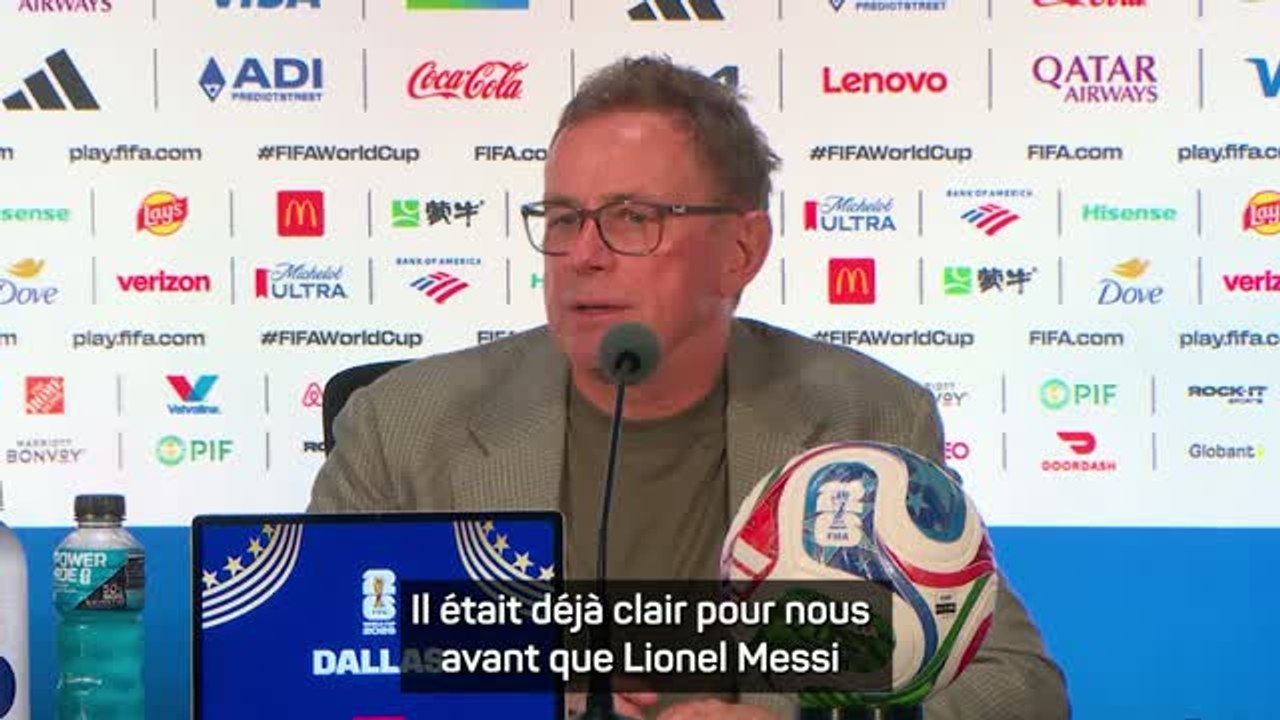 Autriche - Rangnick : “Messi a encore prouvé qu’il est le meilleur joueur qui ait jamais existé”