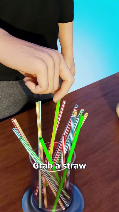 How A Straw Stabs Through A Potato